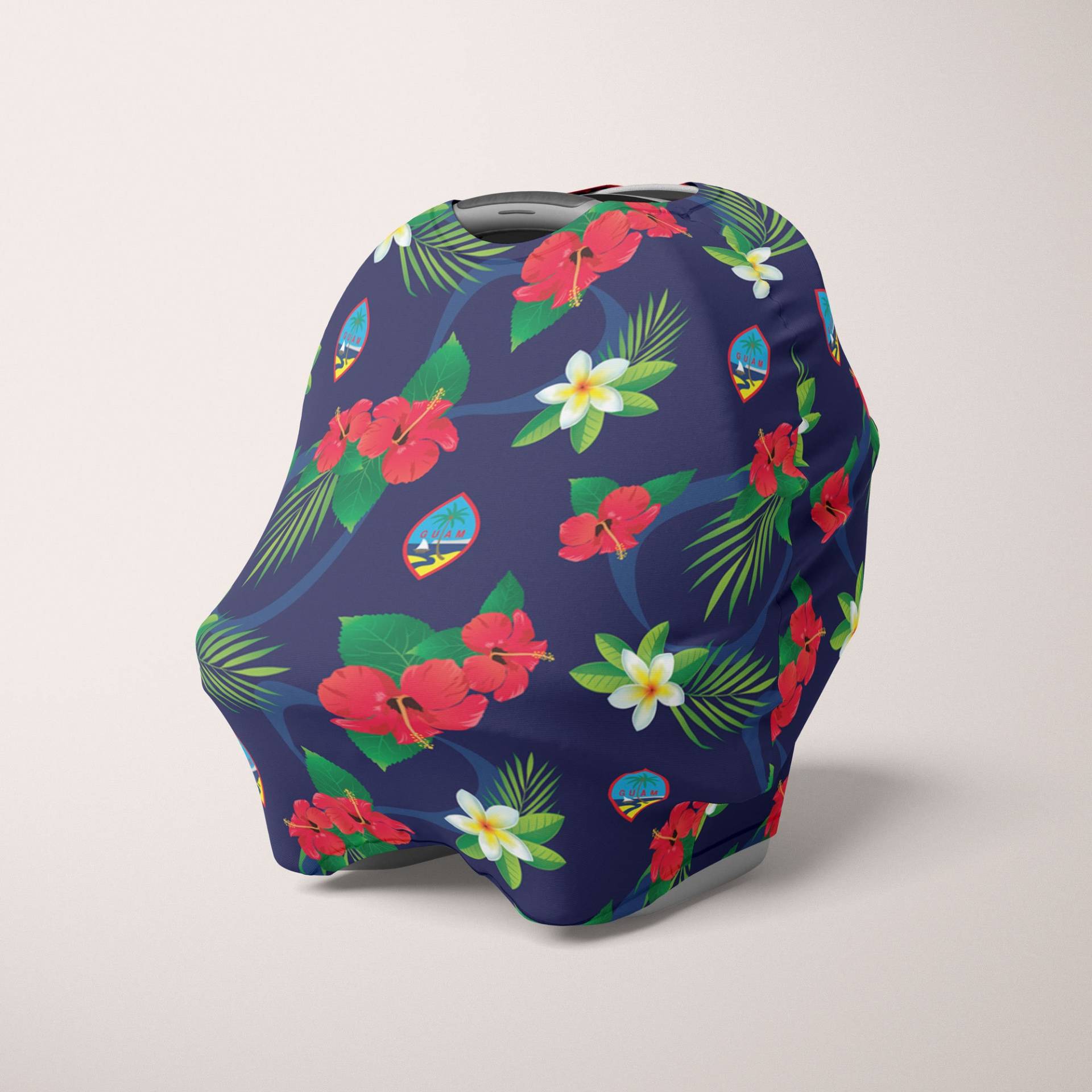 Guam Flagge Florals Baby Stillbezug Autositzbezug von Etsy - GuamDesigns