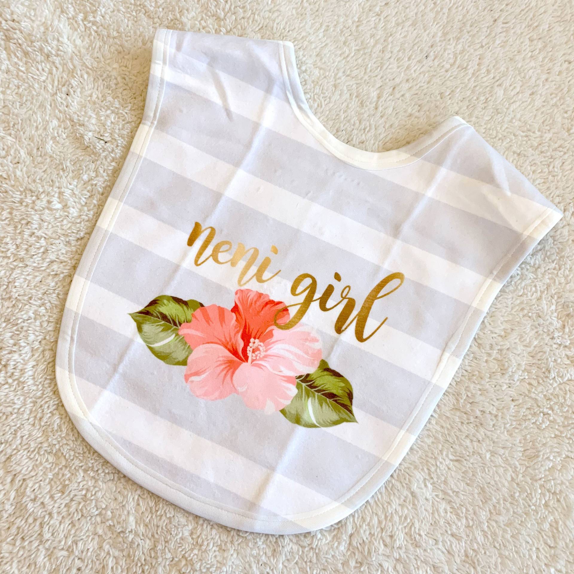 Neni Girl Baby Lätzchen Guam Cnmi Saipan Tinian Rota Chamorro von Etsy - GuamDesigns