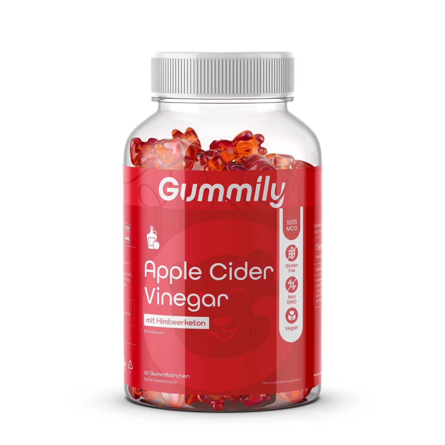 Gummily® Apfelessig Gummies- Acv - Apple Cider Vinegar Hochdosiert 1000 Mg von Etsy - Gummily