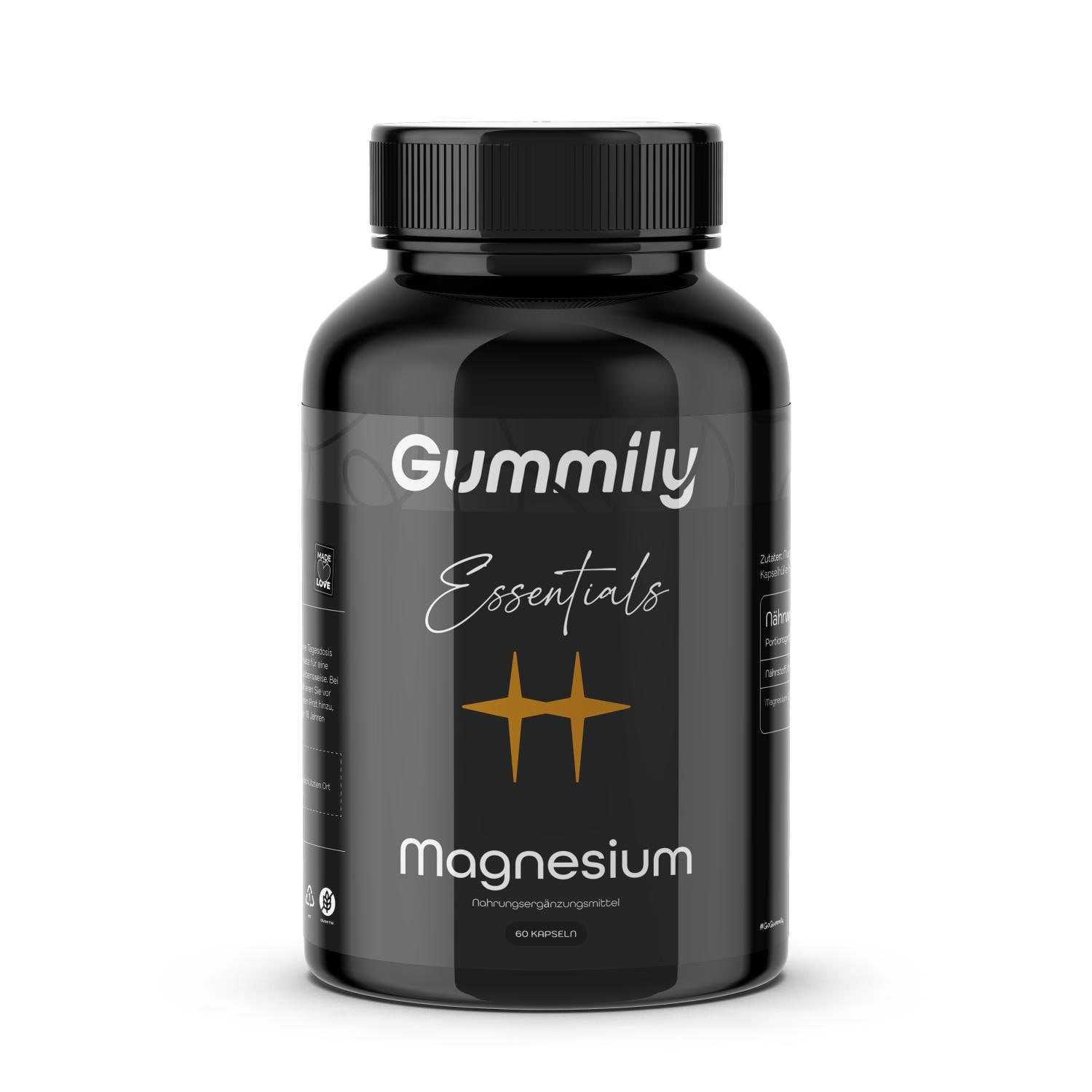 Gummily® Premium Magnesium Kapseln - Glycinate 250 Mg Vegan 60 Stück von Etsy - Gummily