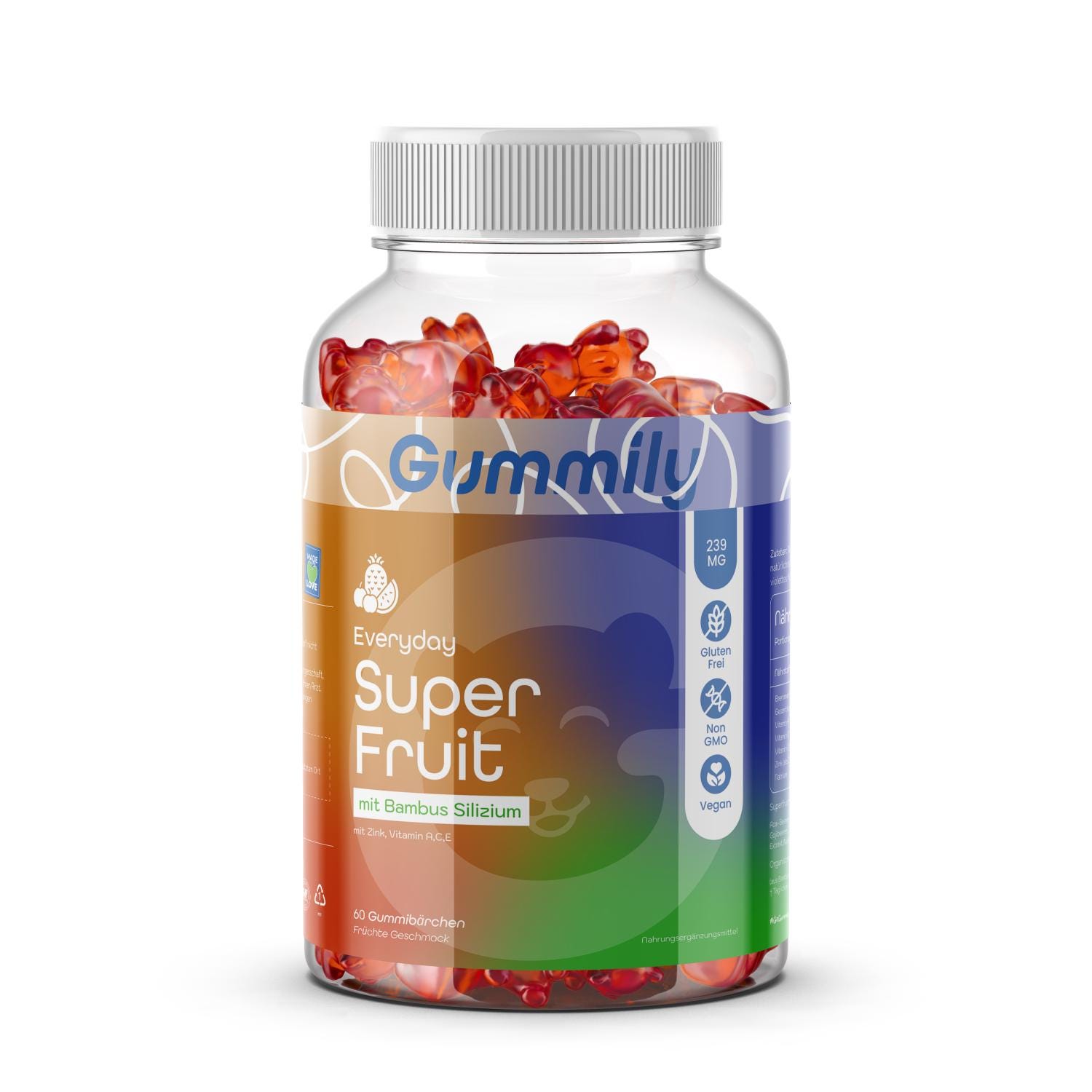 Gummily® Super Fruit Gummies, Berry Complex, Bambus Silica, Vitamine - Vegan von Etsy - Gummily