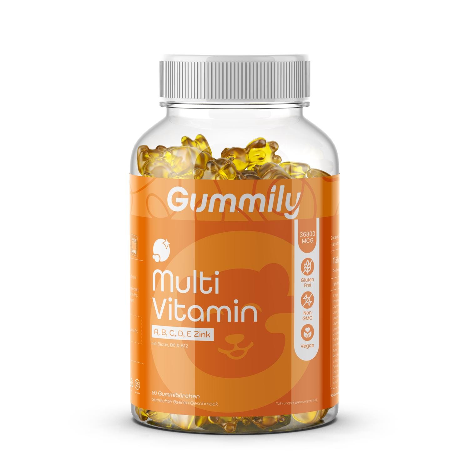 Gummily® Vegan Multi-Vitamin Gummies Mit Zink, Biotin, B6, B12 - Zukerfrei von Etsy - Gummily