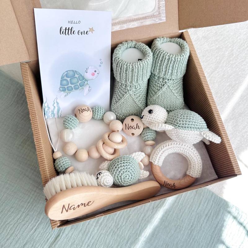Personalisiertes Baby Geschenkset, Geburtsgeschenk, Geschenkbox Zur Geburt Personalisiertes Baby Geschenkset, Geburtsgeschenk, Geschenkbox Zur Geburt von Etsy - HACCraftsLittle