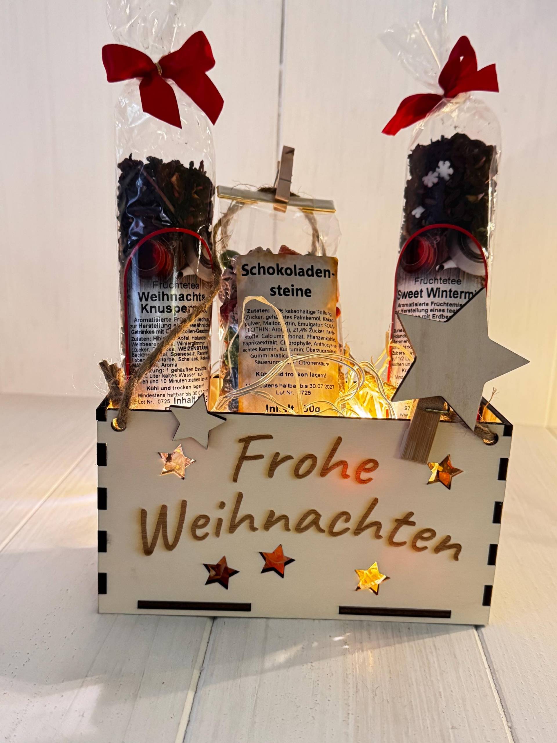 Geschenkträger Frohe Weihnachten Weihnachtsmarkt To Go Personalisierbar von Etsy - HANSELSSHOP
