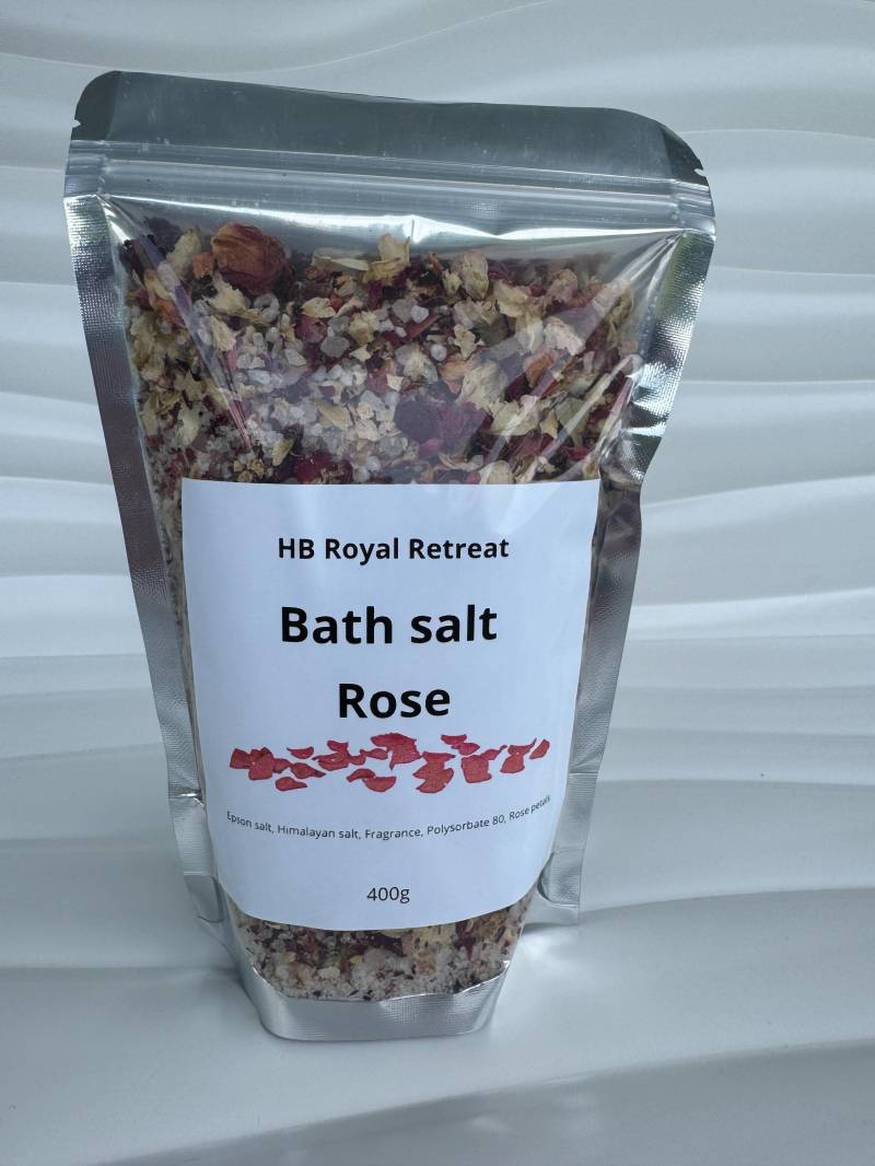 Badesalz Rose von Etsy - HBRoyalStore