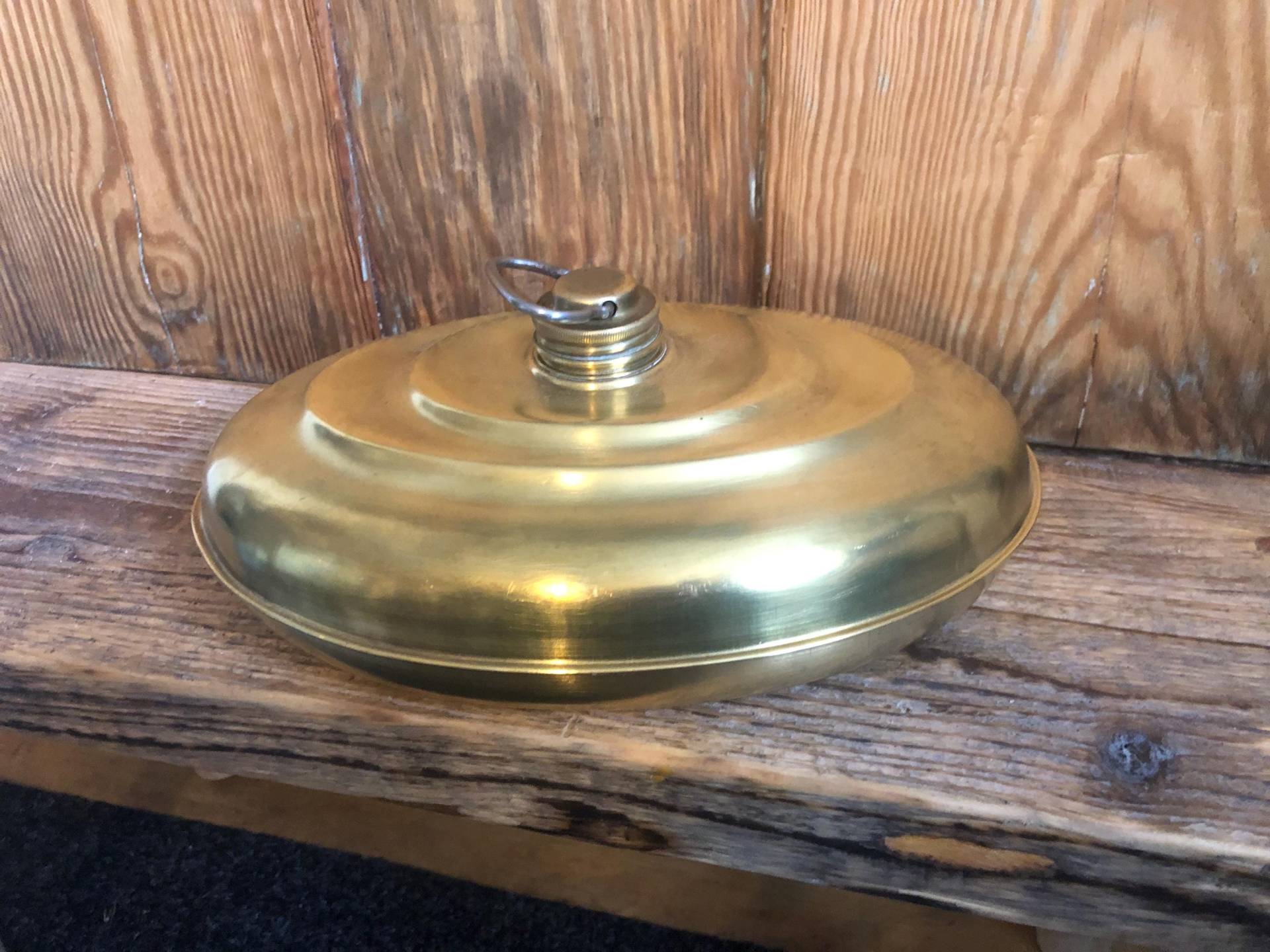 Antike - Messing-Wärmflasche Wunderschön & Brocante von Etsy - HBVintageLaden