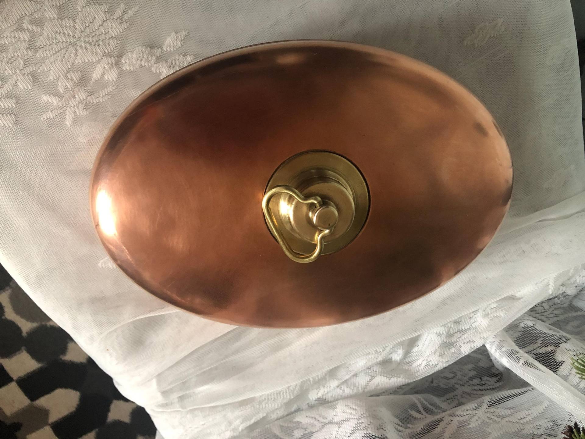 Perfekte , Antike Wärmflasche/Kupfer & Messing Restauriert Wie Neu von Etsy - HBVintageLaden