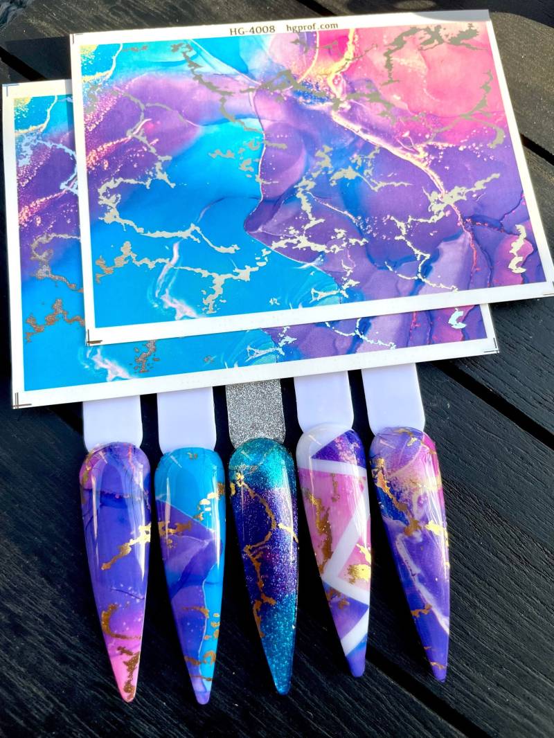 3, 5 2, 6 Zoll, Hg-4008 One Size Wasser Abziehbilder von Etsy - HGPROFESSIONAL