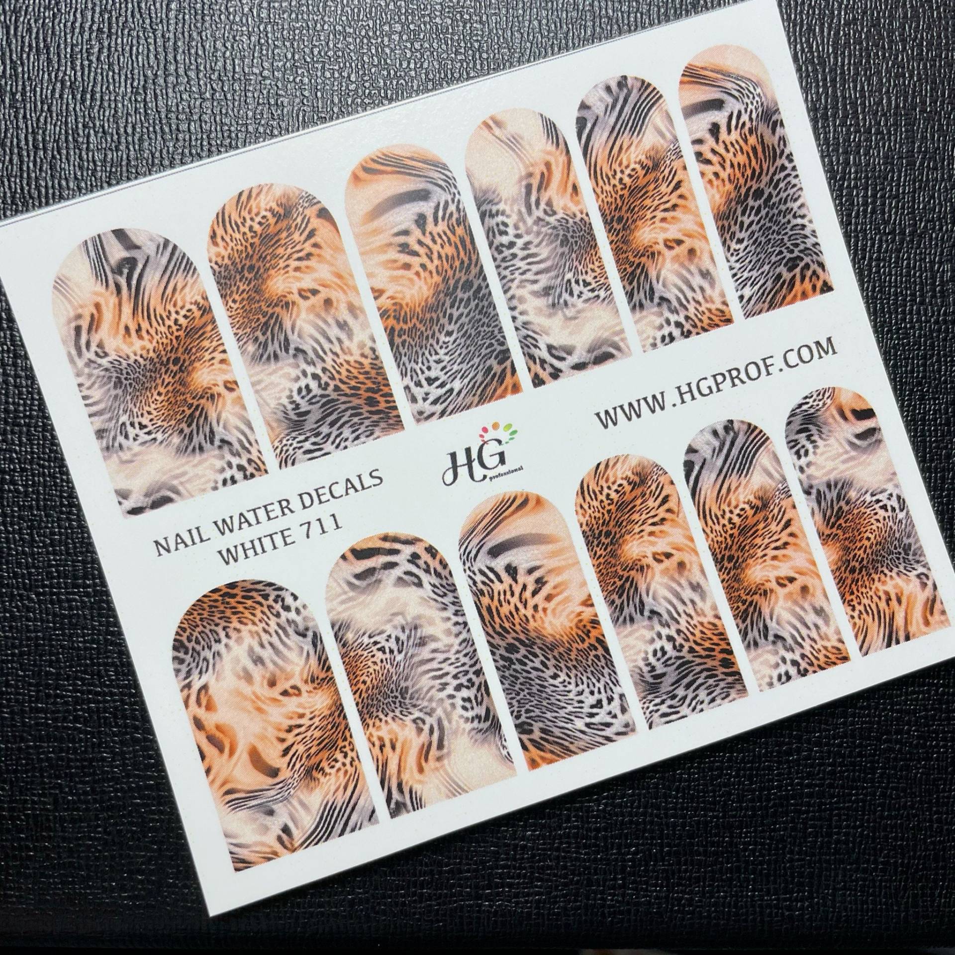 711 Wasserabziehbild, Animal Print, Leo Leopard Print von Etsy - HGPROFESSIONAL
