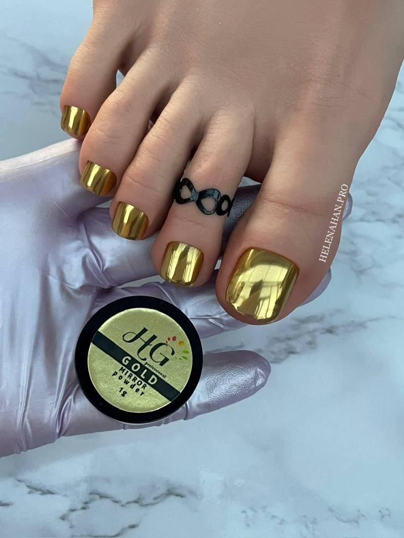 Gold Spiegel-Chrom-Pulver von Etsy - HGPROFESSIONAL