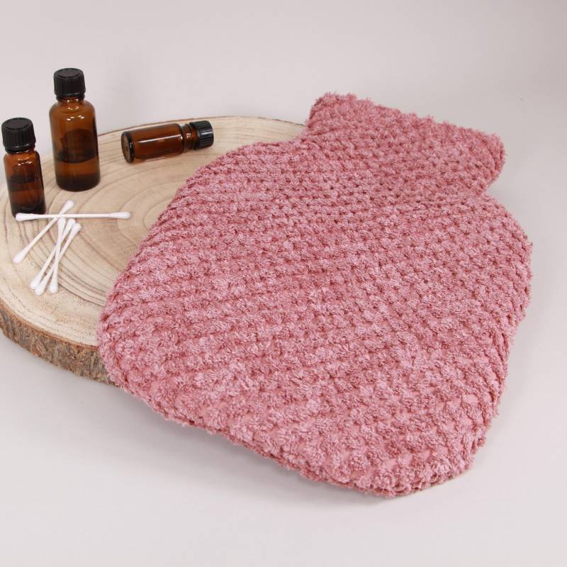Wärmflaschenbezug, Bettflaschenhülle, Altrose Flauschiger Waffelpique von Etsy - HKModeHandmade