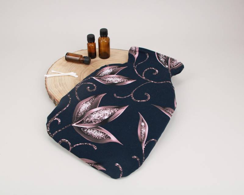 Wärmflaschenbezug, Bettflaschenhülle, Blau Jersey von Etsy - HKModeHandmade