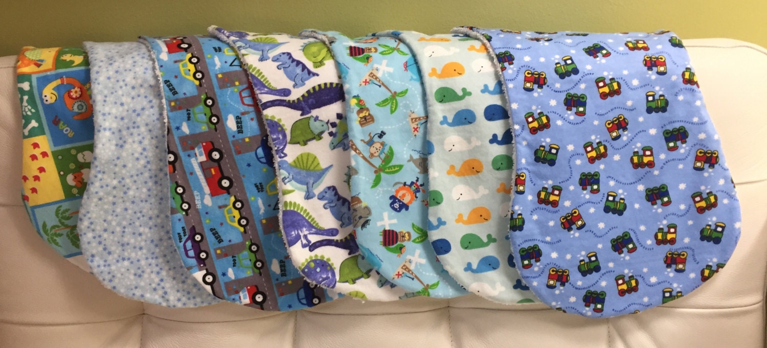 Baumwolle Baby Spucktuch ~ Weiche Flanell Mit Saugfähigen Terry Unterstützung von Etsy - HPHCustomWorks