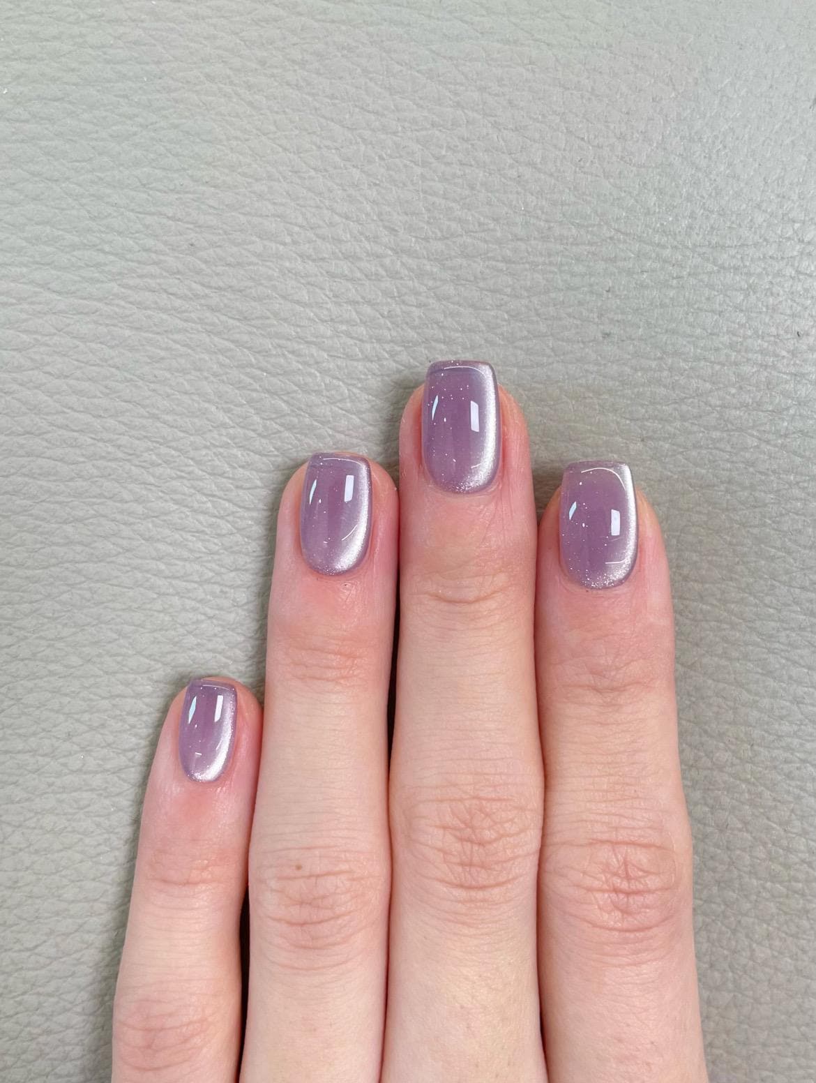 Press-On Nails Classic Cat Eye Lavender Press-On Nails Classic Cat Eye Lavender von Etsy - HaNailsStudio