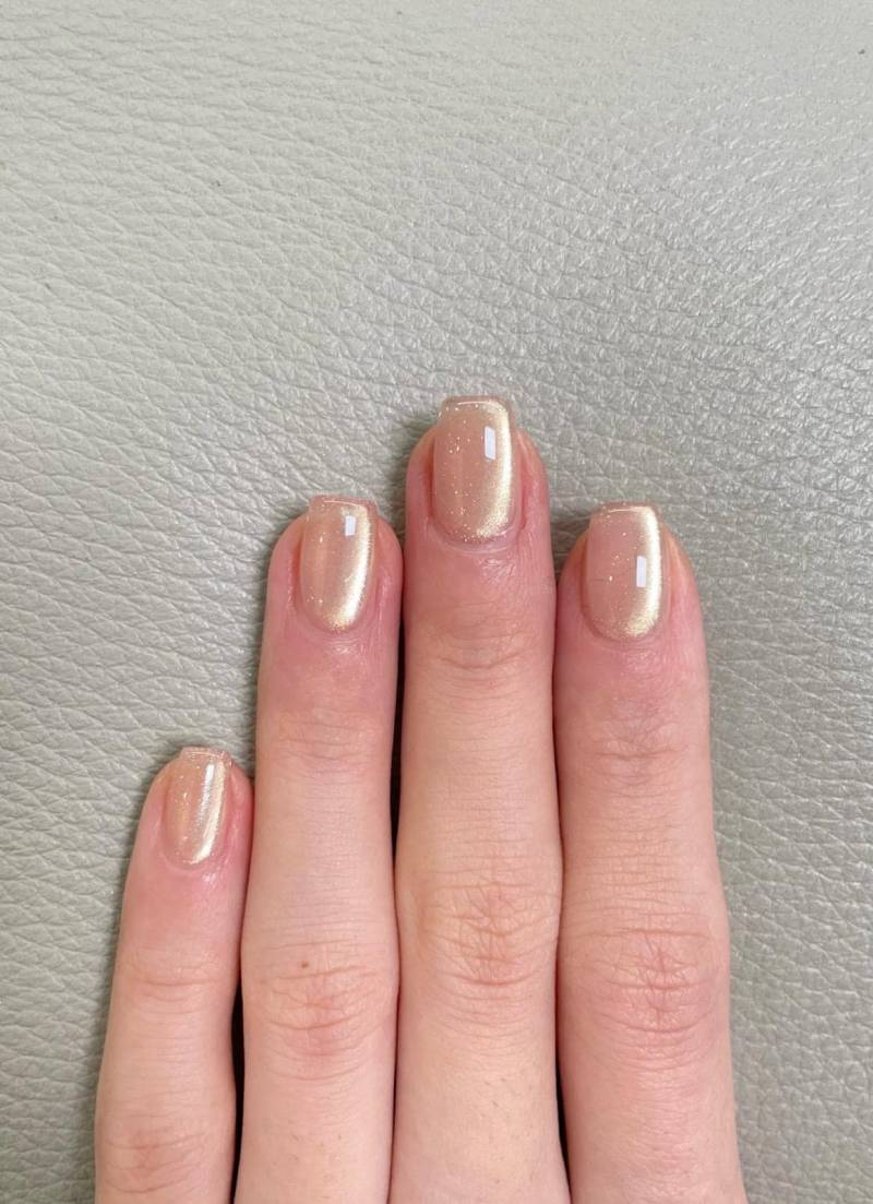 Press-On Nails Classic Cat Eye Moonlight von Etsy - HaNailsStudio
