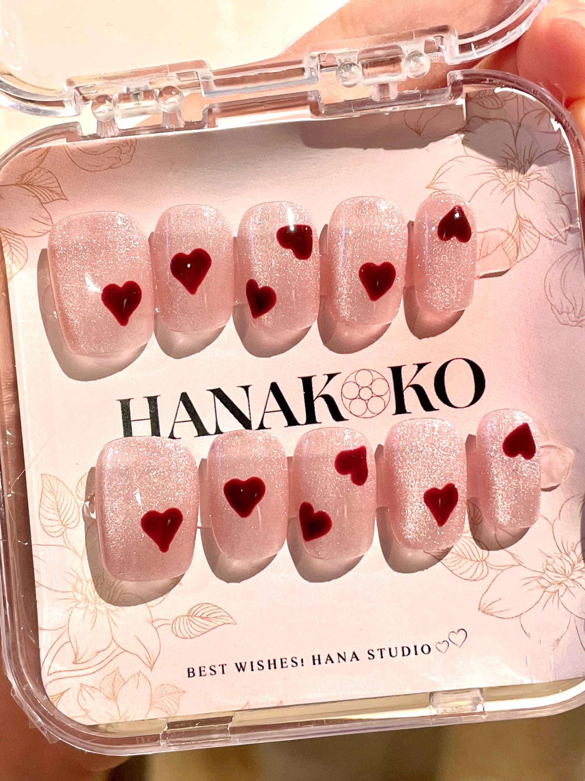 Press-On Nails Heart Point Press-On Nails Heart Point von Etsy - HaNailsStudio