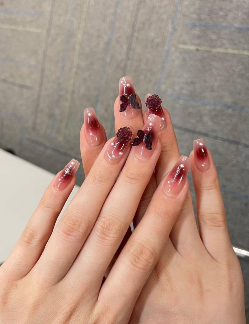 Press-On Nails La Rosé von Etsy - HaNailsStudio