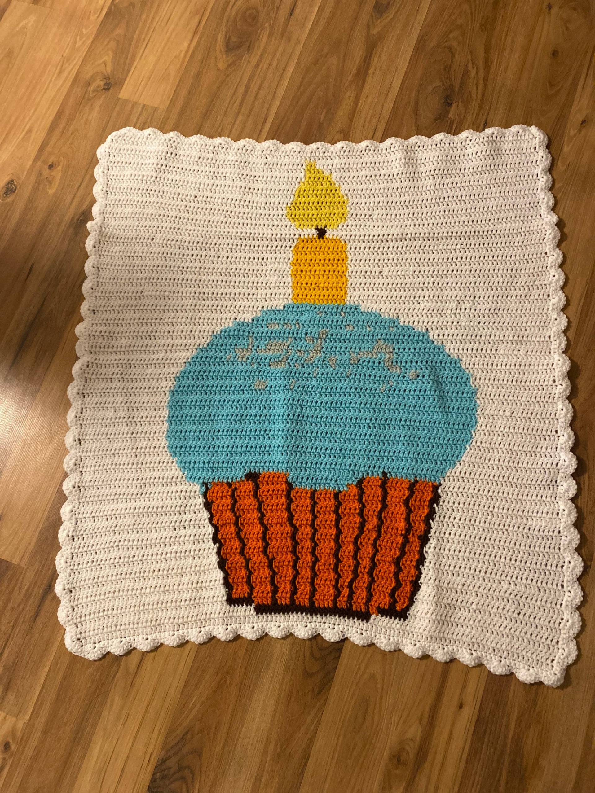 Babydecke „Muffin" von Etsy - Haekelpirat