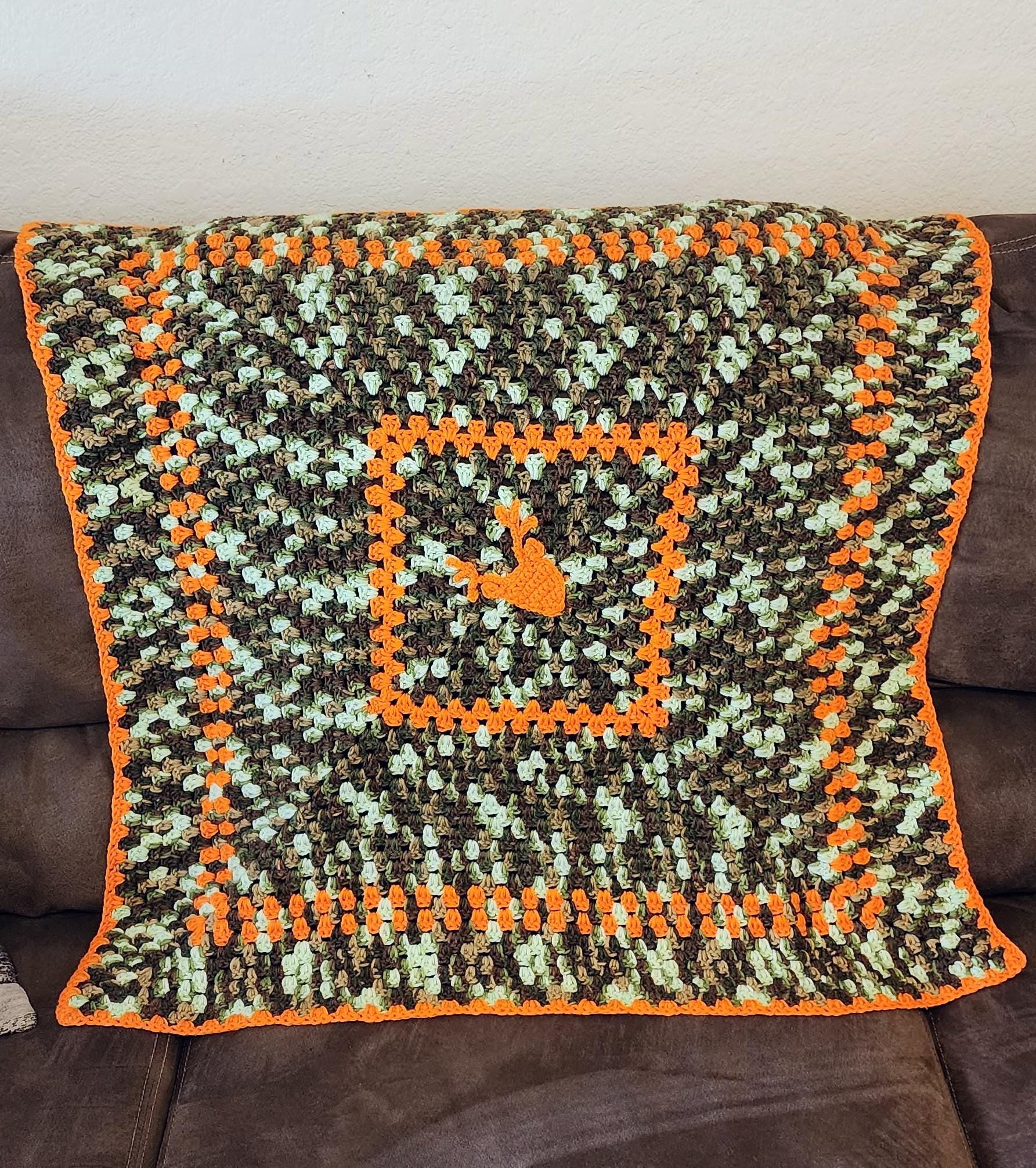 Camo Und Orange Baby Decke Set Hirschkopf Applikation Handgemachte Weste Windel Abdeckung Hut von Etsy - HandMadeByAlannaJoy