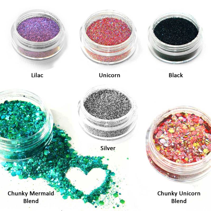 Biologisch Abbaubare Glitter Chunky Und Fine 3Ml Töpfe von Etsy - HandcraftedGiftsUK