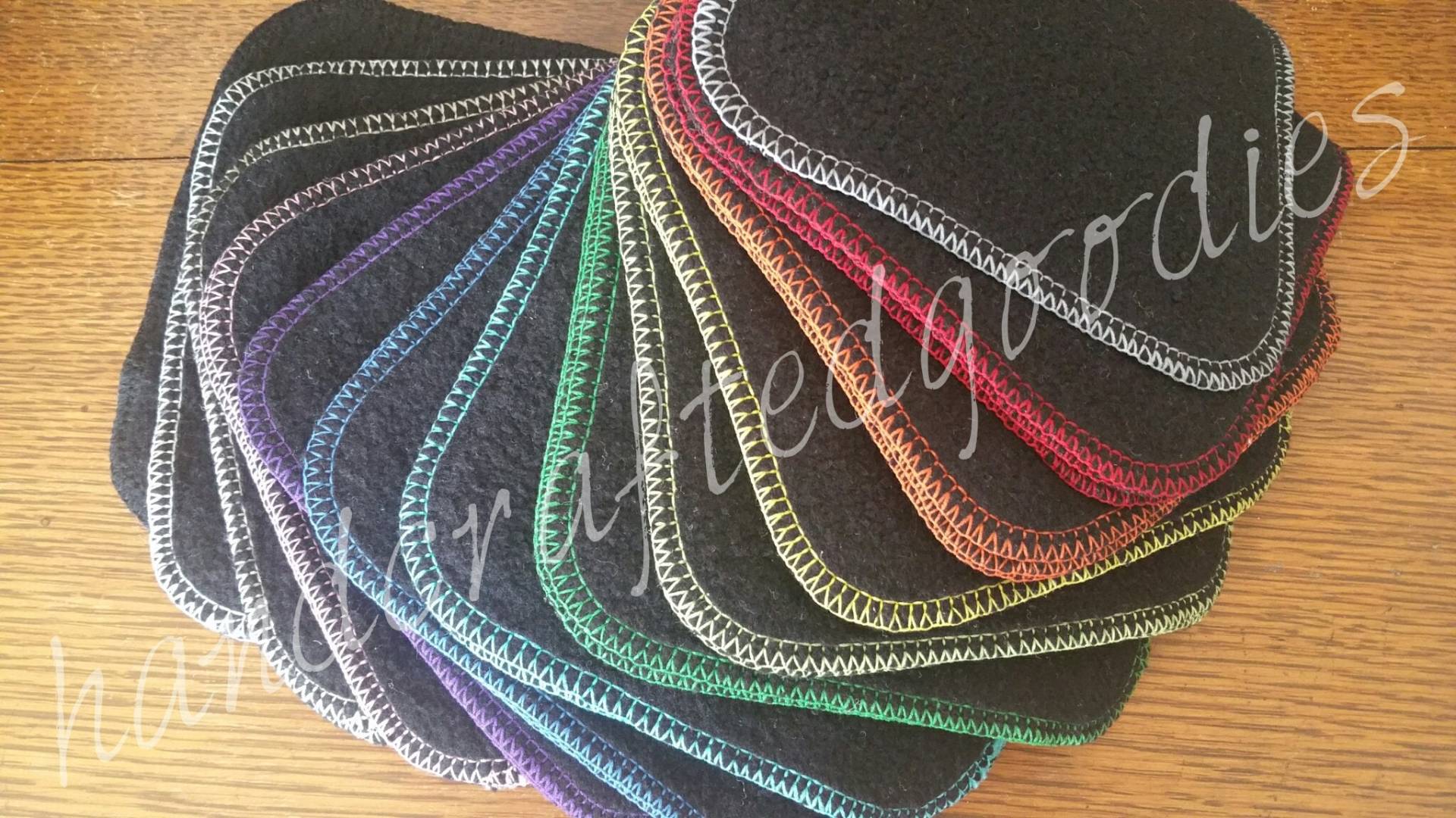 Bio Schwarz Hanf Waschlappen Baumwolle Fleece Baby Gesicht Familie Feuchttücher Bad Super Weich Umweltfreundliche Make-Up-Tücher von Etsy - HandcraftedGoodies