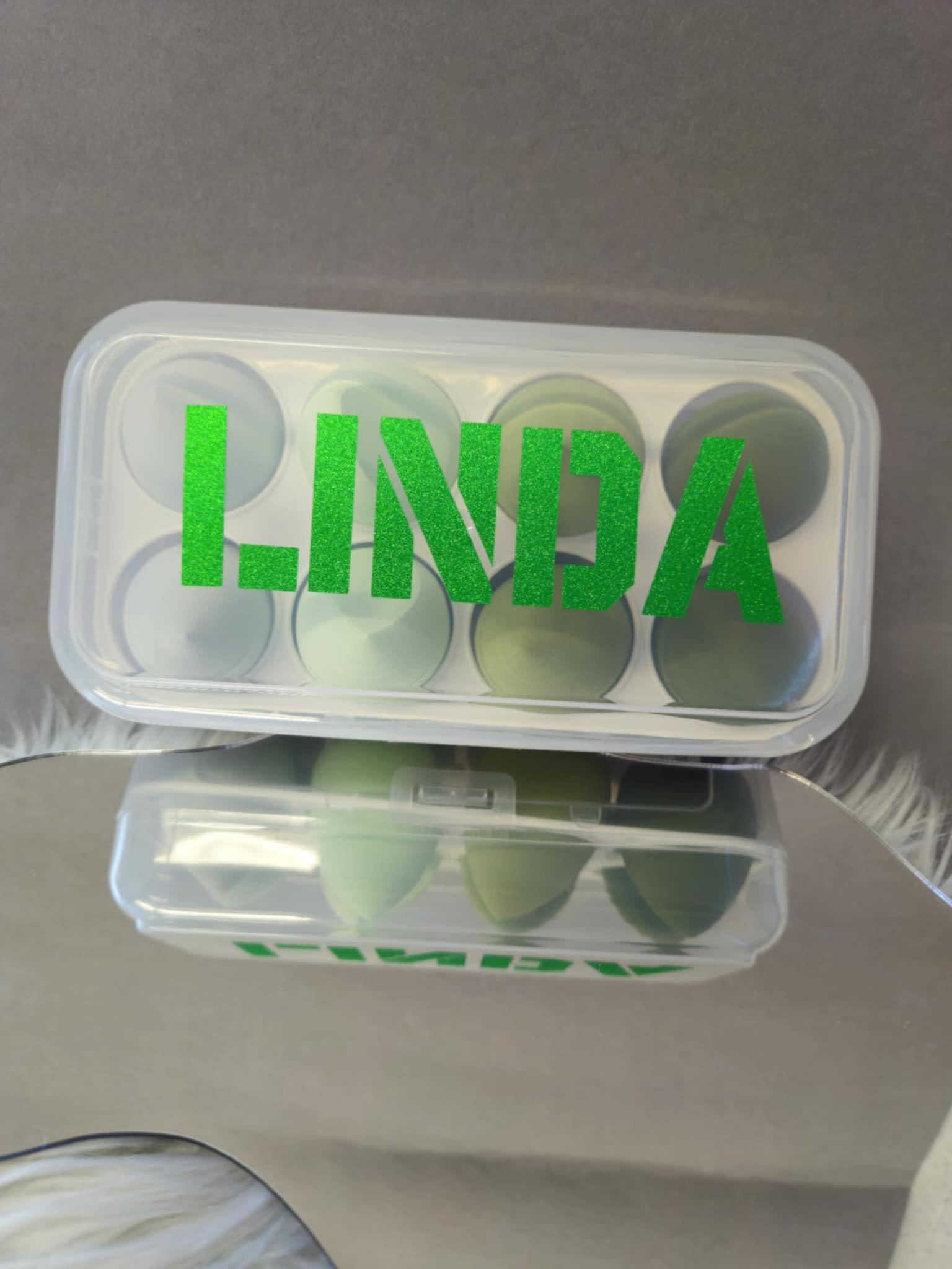 Beauty Blender Box Personalisiert Make Up Schwamm Mehrfarbig von Etsy - Handmade3Q