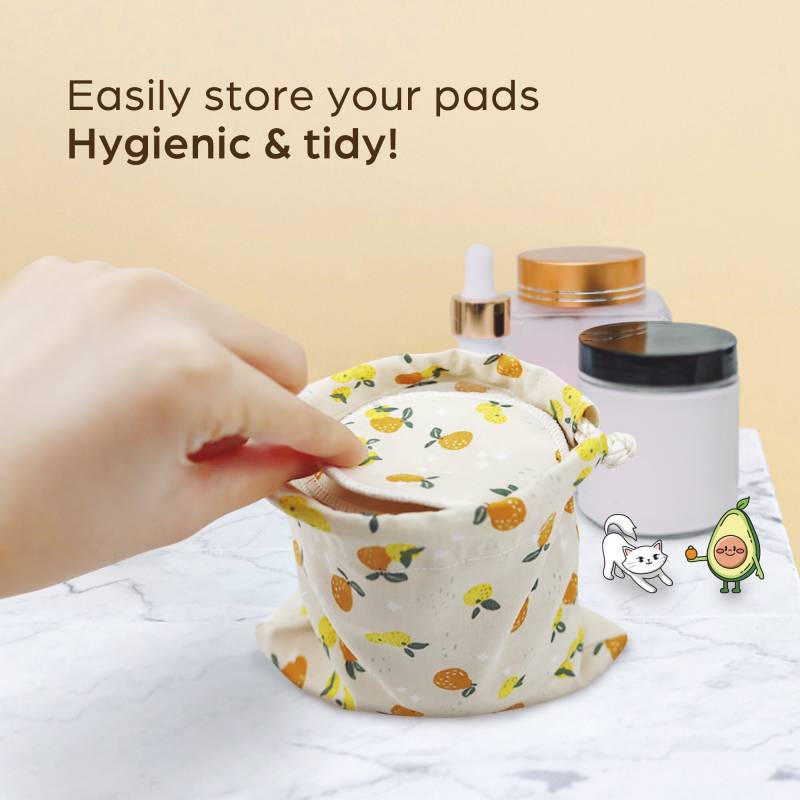 Mandarin Wiederverwendbare Bio Wattepads, Gesichtspads, Zero Waste Mandarin Wiederverwendbare Bio Wattepads, Gesichtspads, Zero Waste von Etsy - HandmadeByAVO