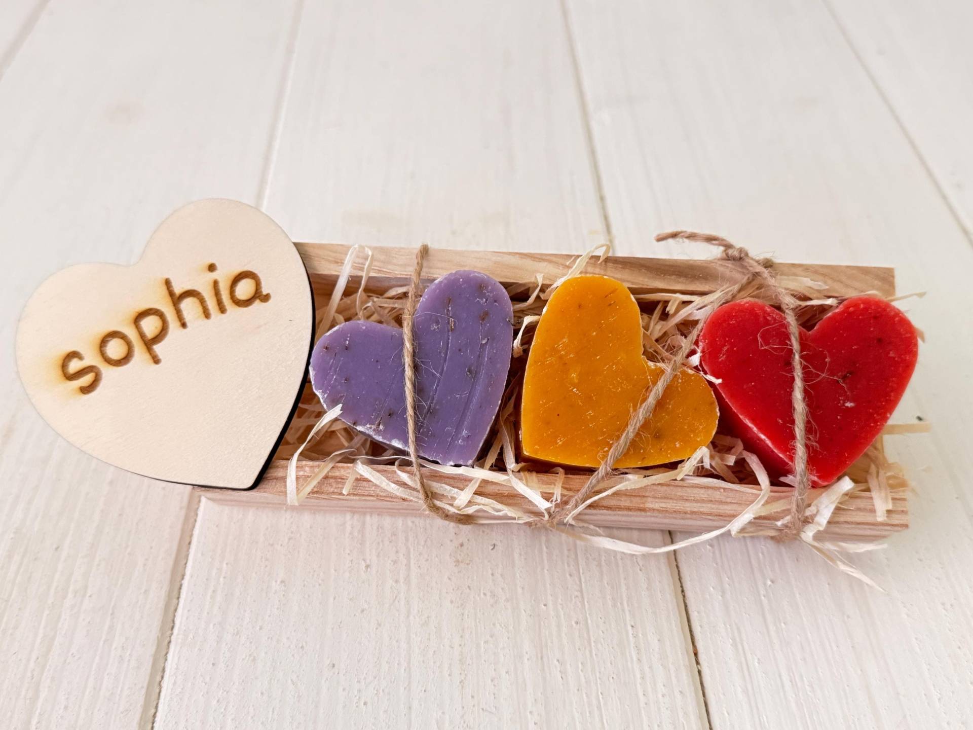 Geburtstagsgeschenk Wunschname Personalisiertes Seifen-Set | Kleine Aufmerksamkeit Zum Ehrentag von Etsy - HandmadeGeschenk