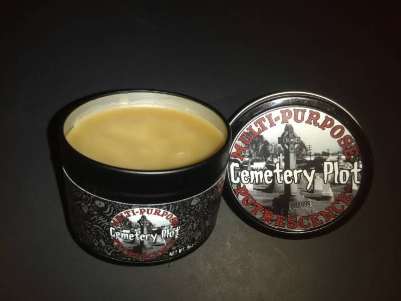3 Oz Dose, Putreszenz® Pomade „Cemetery Plot" - Psychobilly, Rockabilly, Goth, Punk von Etsy - HandmadeHorrorShop