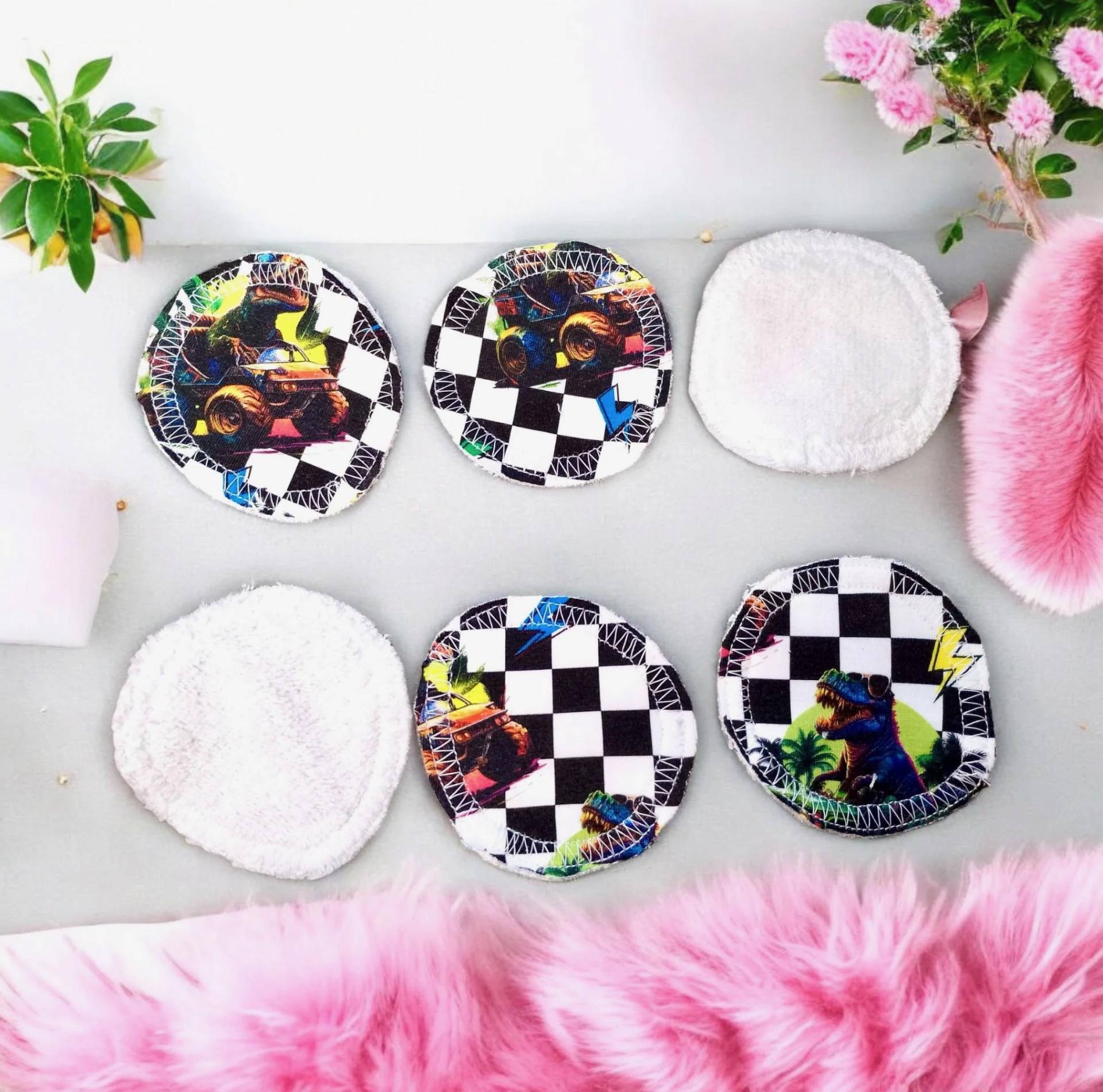 Wiederverwendbare Kosmetikpads Mit Karomuster Wiederverwendbare Kosmetikpads Mit Karomuster von Etsy - HandmadeMaLiMa