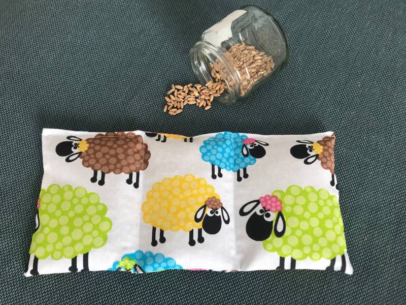 Bio Dinkel Körnerkissen "Schafe" | 3, 4 Oder 5 Kammern So Süß von Etsy - HandmadeMelanieShop