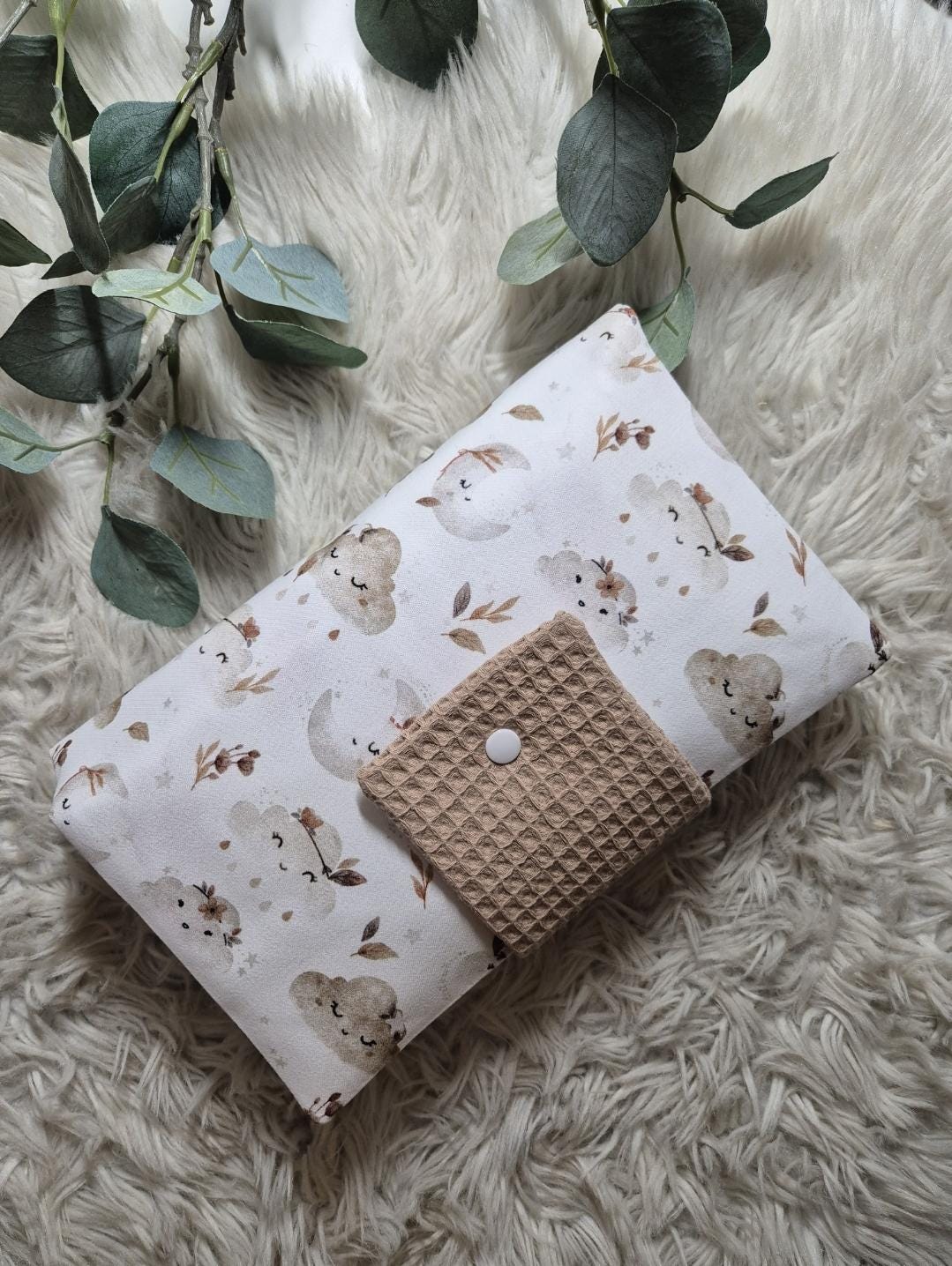 Große Windeltasche Wolken von Etsy - Handmadebysita