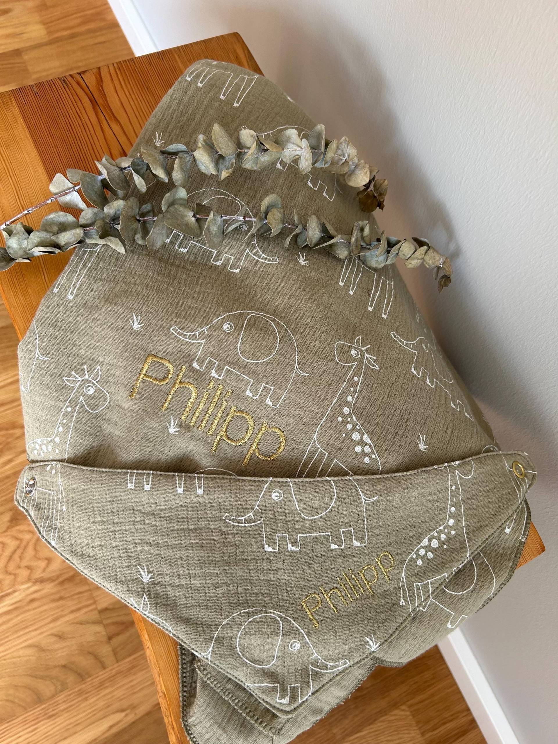 Musselin Spucktuch Set/Halstuch/Schmusetuch/Besticken Auf Wunsch/ Personalisiertes Geschenk Zur Geburt/Babyshower/Babyparty/Baby/Geschenk von Etsy - HandmadestudioL