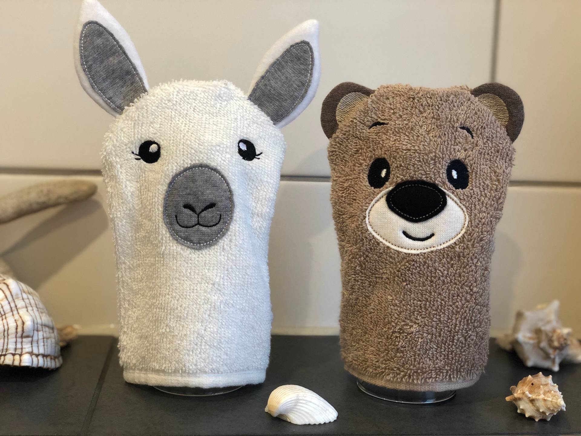 Waschhandschuhe | Waschlappen Für Kinder, Personalisierbar von Etsy - HandundFadenShop