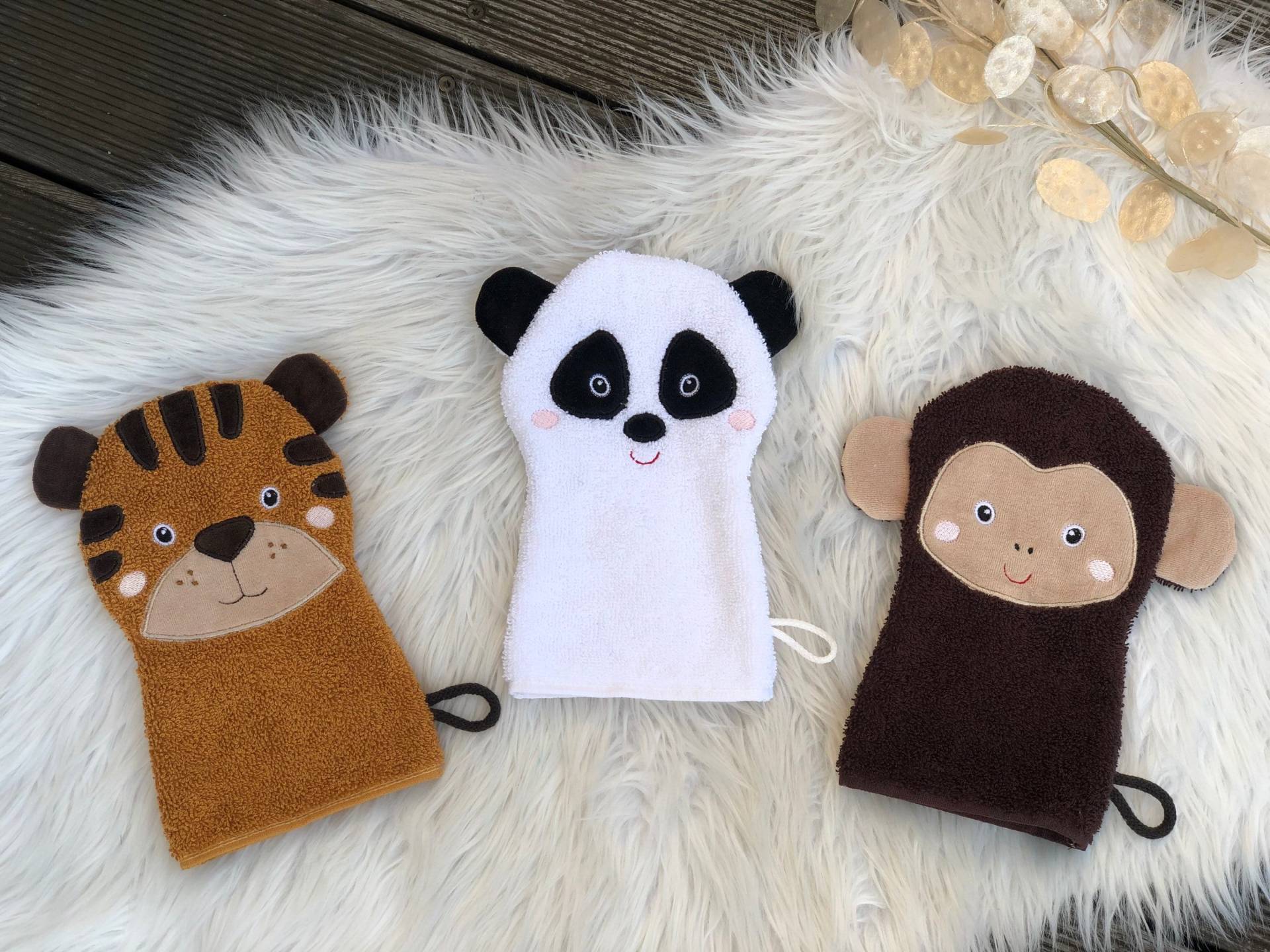 Waschhandschuhe | Waschlappen Tiere Für Kinder, Personalisiert, Tolles Geschenk Waschhandschuhe | Waschlappen Tiere Für Kinder, Personalisiert, Tolles Geschenk von Etsy - HandundFadenShop