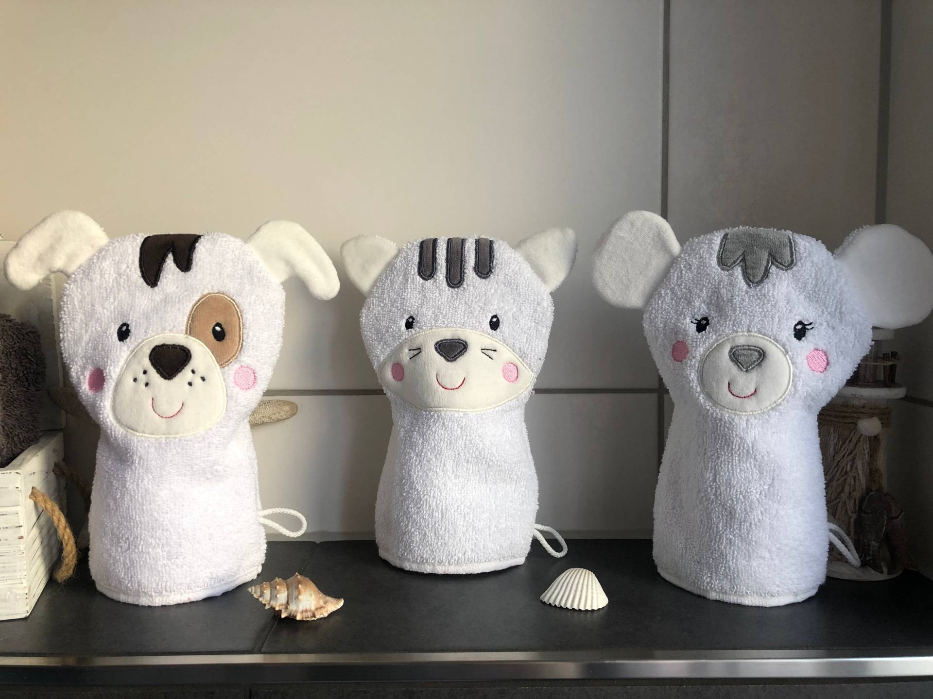 Waschhandschuhe | Waschlappen Tiere Für Kinder, Personalisiert, Tolles Geschenk Waschhandschuhe | Waschlappen Tiere Für Kinder, Personalisiert, Tolles Geschenk von Etsy - HandundFadenShop