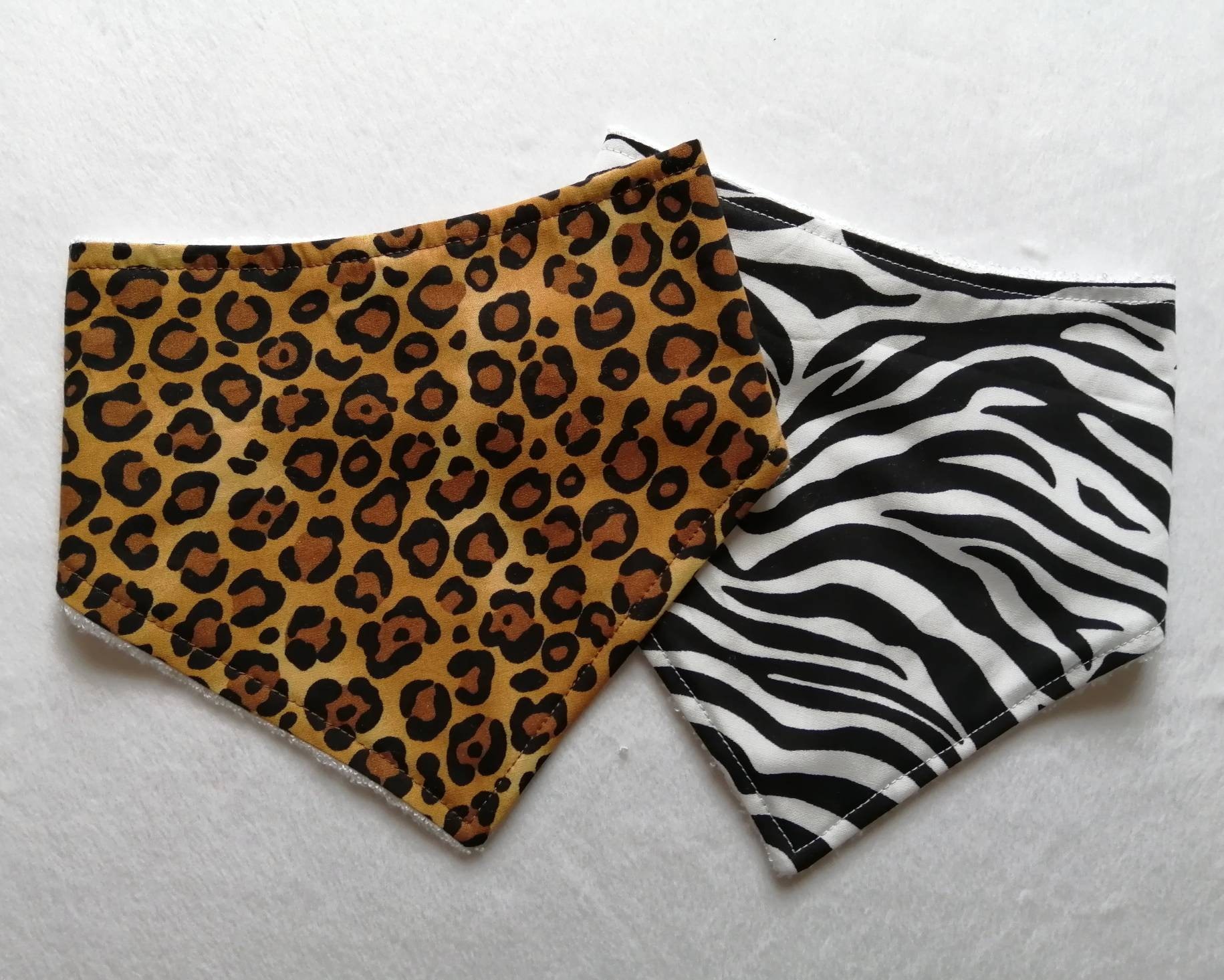 Lätzchen Mit Tierdruck, Baby Zebradruck, Leopardenmuster, Neues Babygeschenk, Tierbabygeschenk von Etsy - Hannahandmeshop