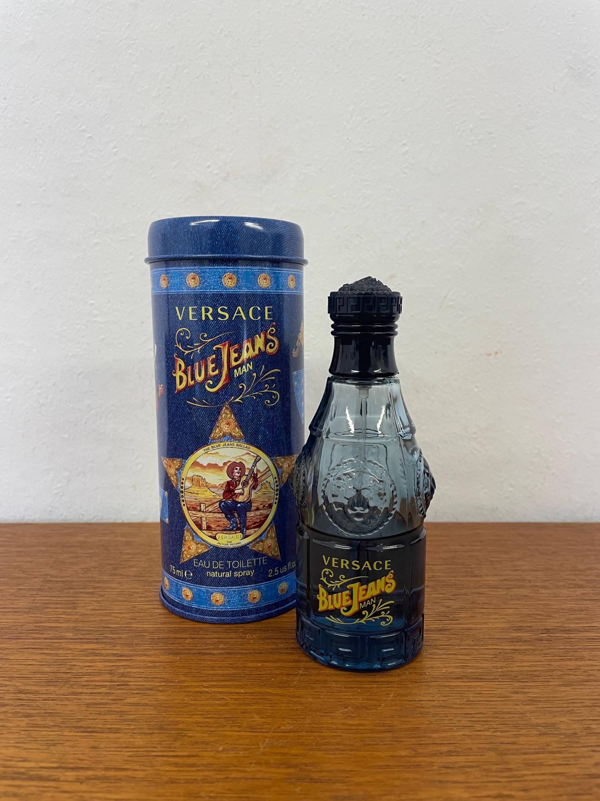 Vintage Versace Blue Jeans Man Parfum Eau De Toilette 75Ml Flakon Mit Ovp Duft von Etsy - HannoverVintagestore