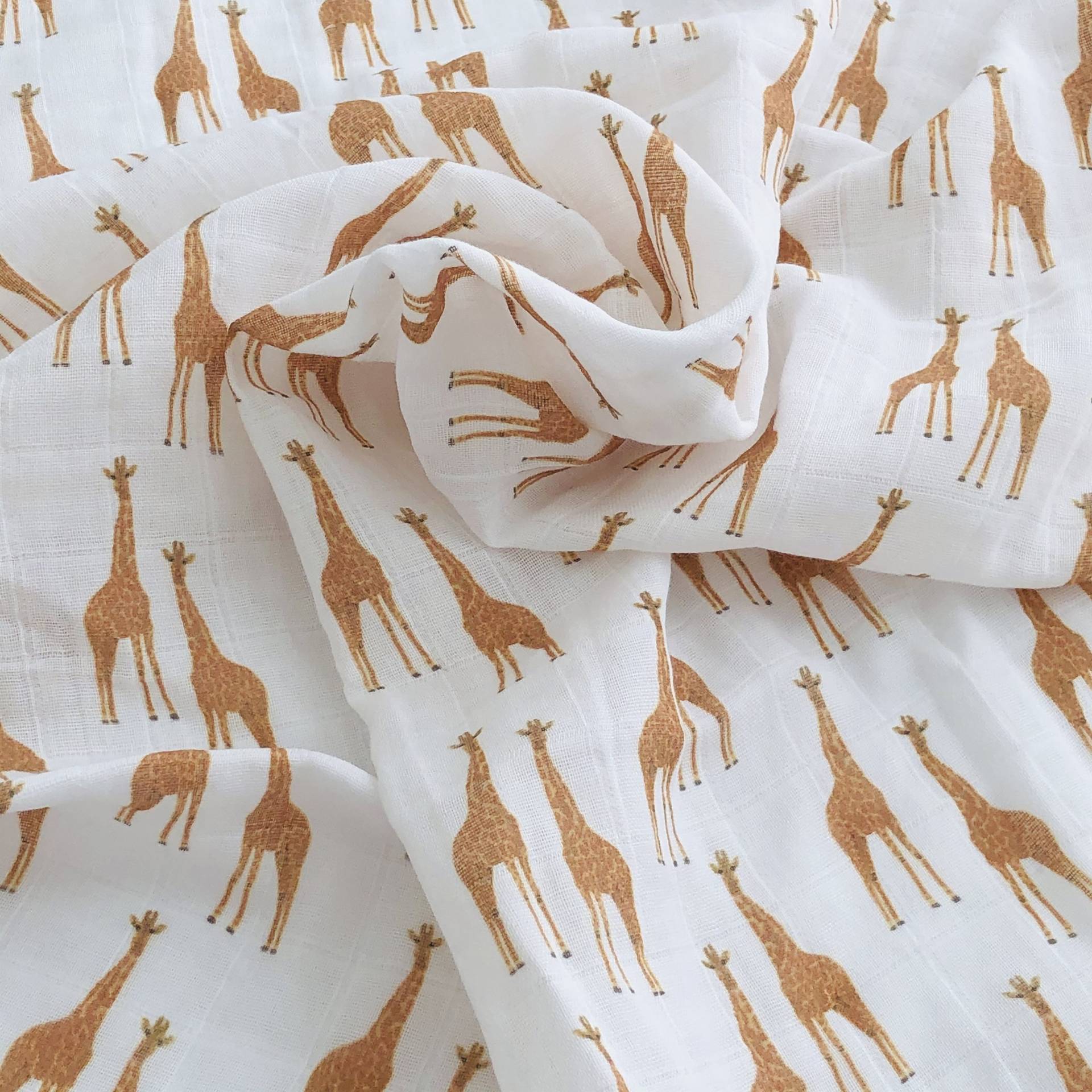 Safari Giraffe Musselin Swaddle Decke Bio Baumwolle Bambus von Etsy - HappyBabyEU