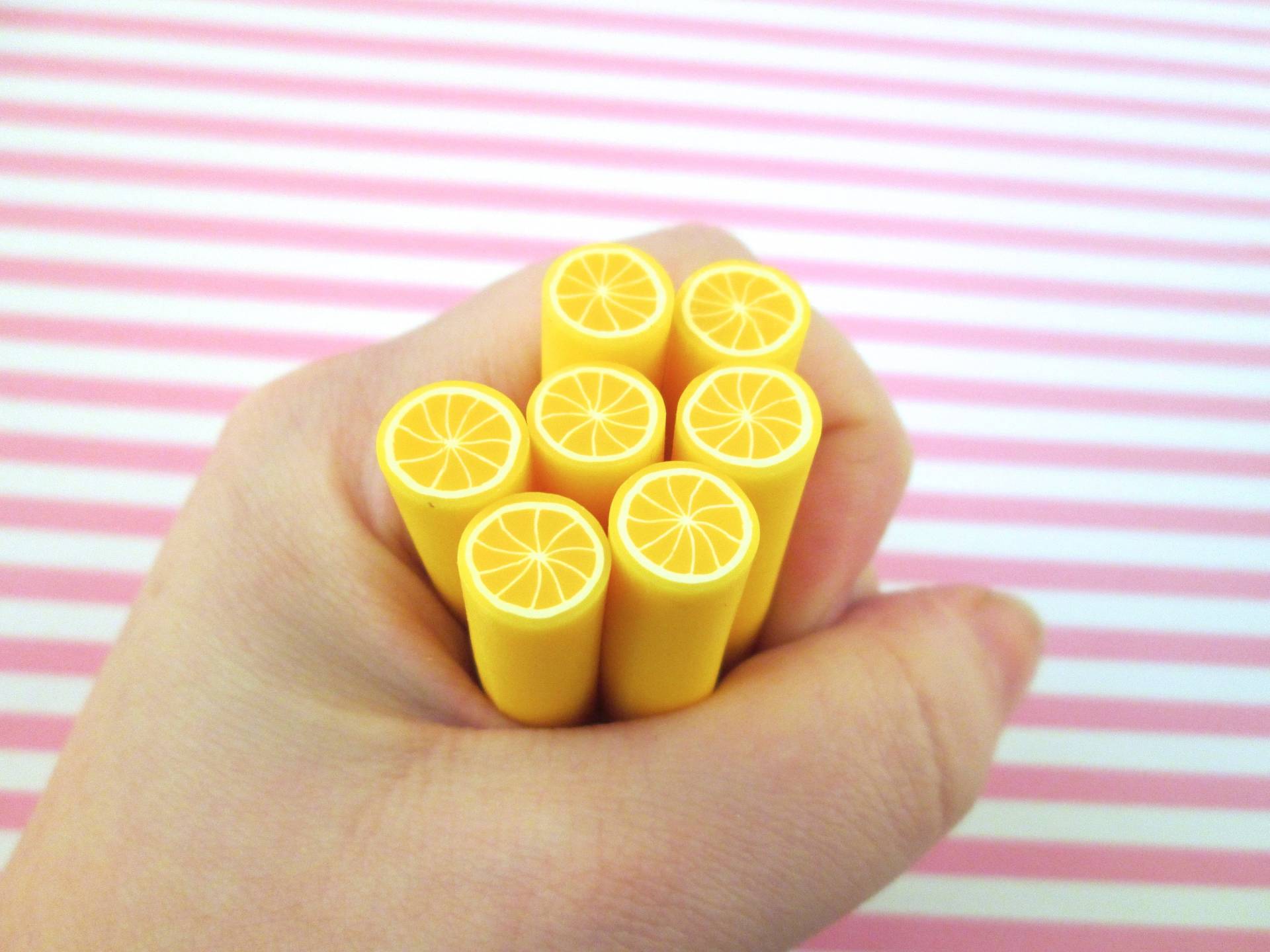 Eine Zitrone Für Fruchtscheiben, 50 Mm X 11 Fimo Tubes 1143 Eine Zitrone Für Fruchtscheiben, 50 Mm X 11 Fimo Tubes 1143 von Etsy - HappyKawaiiSupplies