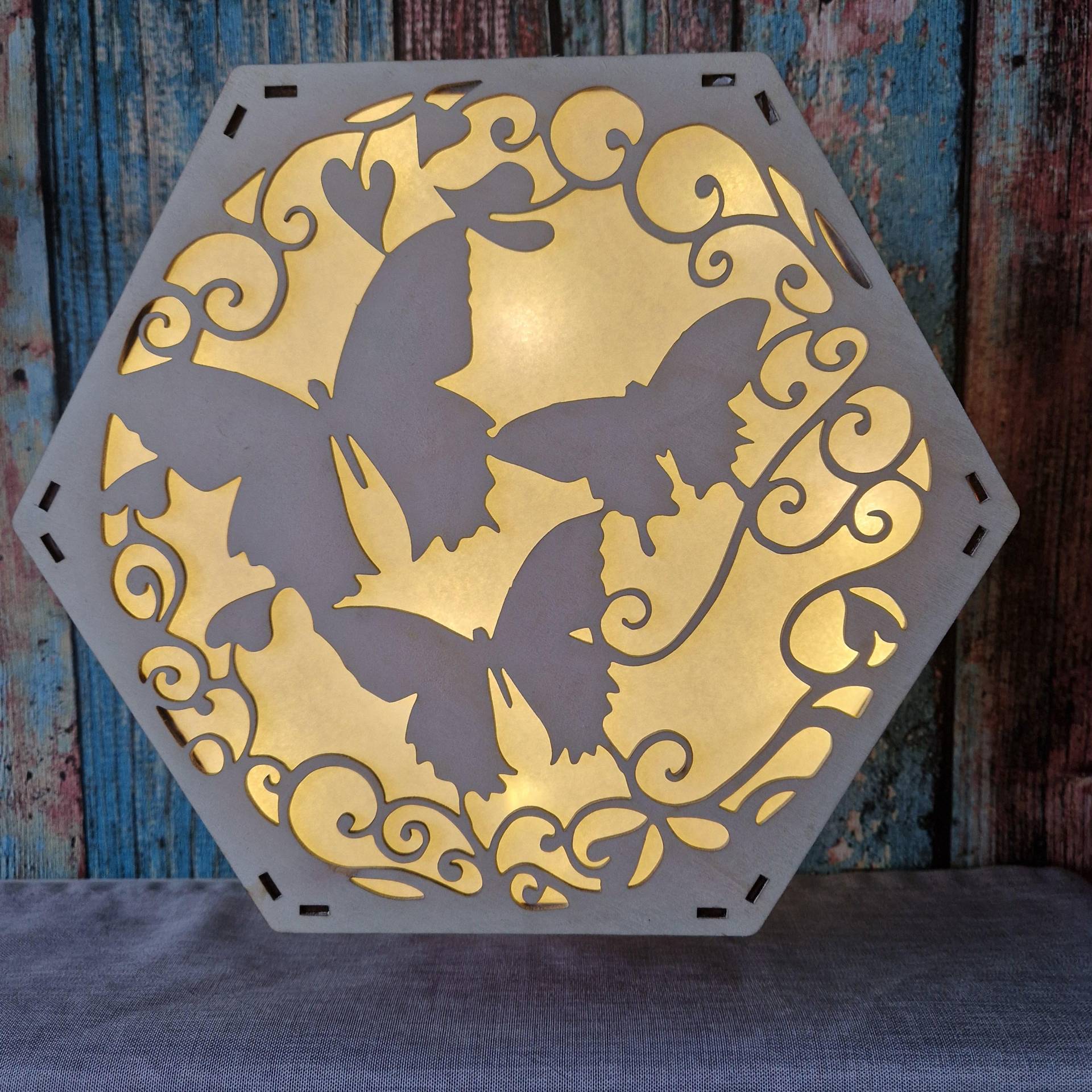 Fensterbild Fensterdeko Geschenk Mitbringsel Deko Licht von Etsy - HarmonyHandmadeWaren