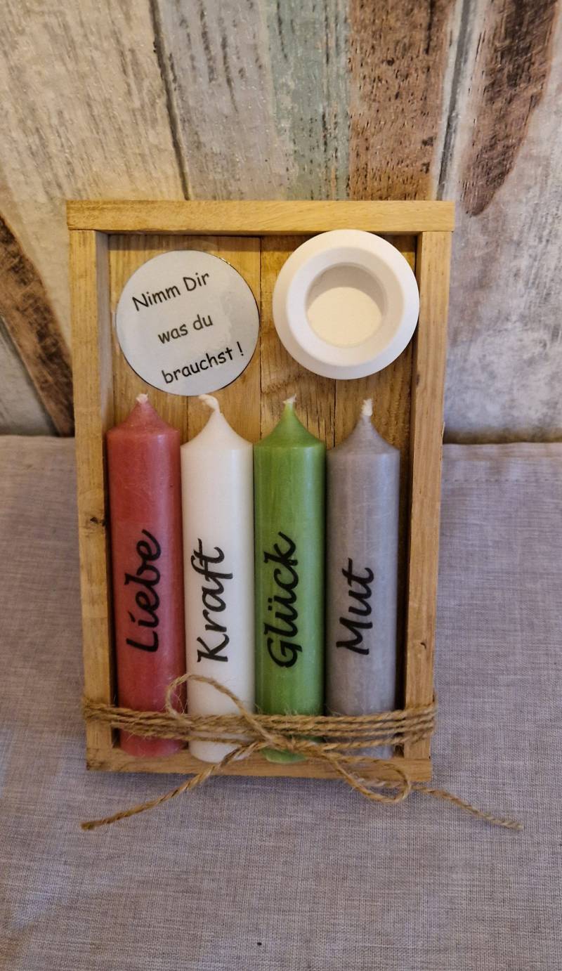 Geschenk, Kerzen Set , Kerzen, Tischdekoration, Geburtstag, Geldgeschenk von Etsy - HarmonyHandmadeWaren