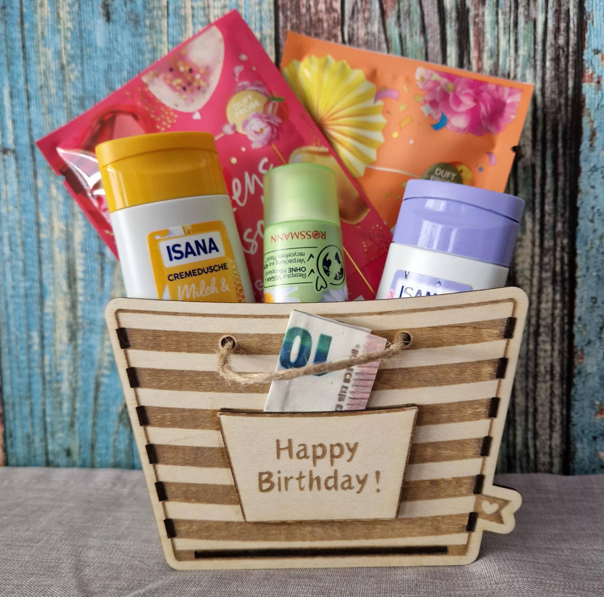 Geschenk Mitbringsel Deko Geburtstag Freunde Tasche von Etsy - HarmonyHandmadeWaren