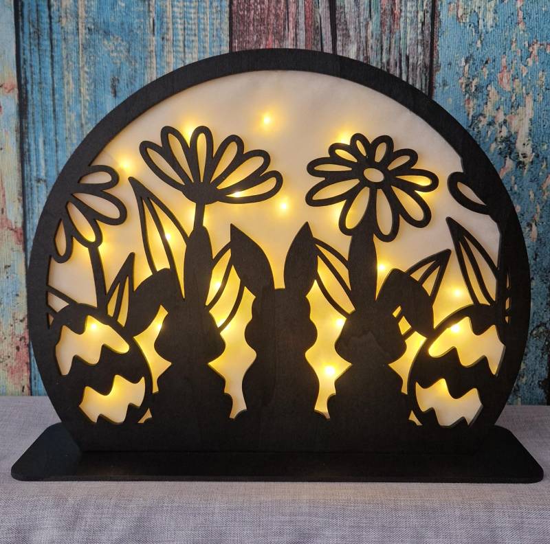 Led Osterdeko Holz Beleuchtet 20x25 cm - Osterhasen Silhouette Mit Blumen Tischdeko Frühling Licht Modernes Ostergeschenk Led Osterdeko Holz Beleuchtet 20x25 cm - Osterhasen Silhouette Mit Blumen Tischdeko Frühling Licht Modernes Ostergeschenk von Etsy - HarmonyHandmadeWaren