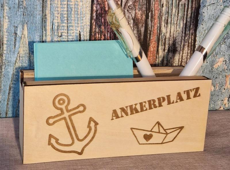 stiftehalter Organizer Maritim Geschenk Mitbringsel Deko Geburtstag Freunde von Etsy - HarmonyHandmadeWaren