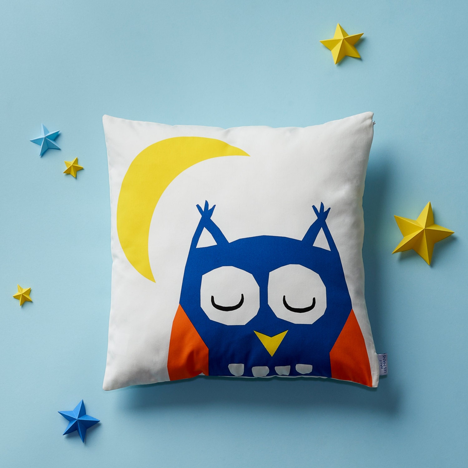 "Gute Nacht Eule" Kissen von Etsy - HautlesMainsFrance
