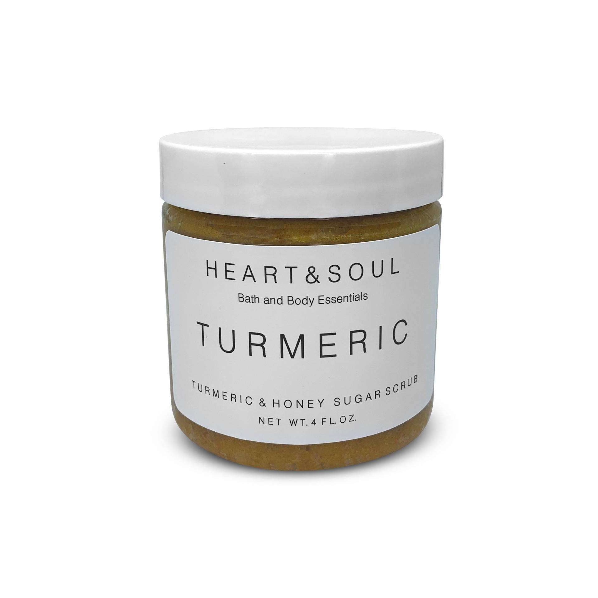 Handgefertigtes Veganes Kurkuma Honig Zuckerpeeling | Tierversuchsfreie Körperpolitur Feuchtigkeitsspendendes Peeling 120 Ml von Etsy - HeartNSoulbyUS