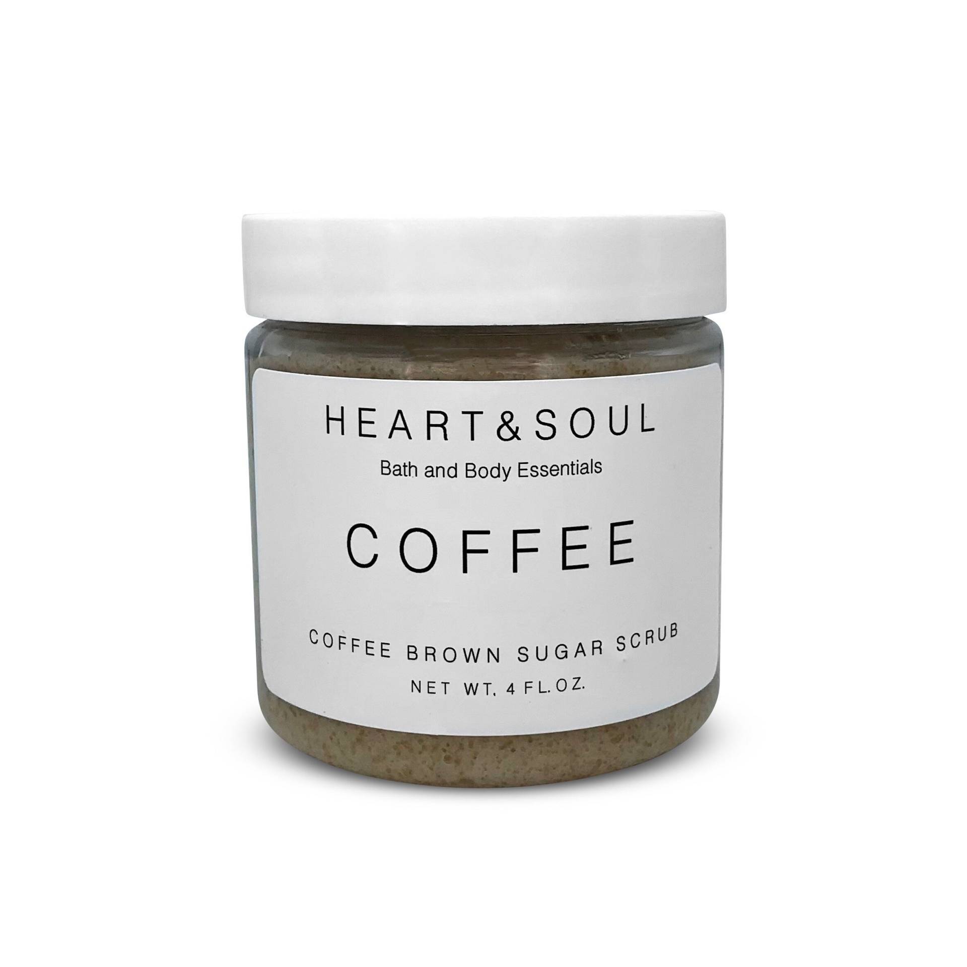 Kaffee Braunzucker Peeling - Natürliches Handgemachtes Veganes Zuckerpeeling | Grausamkeitsfreies Bio-Zuckerpeeling Körperpeeling 120 Ml Glas von Etsy - HeartNSoulbyUS