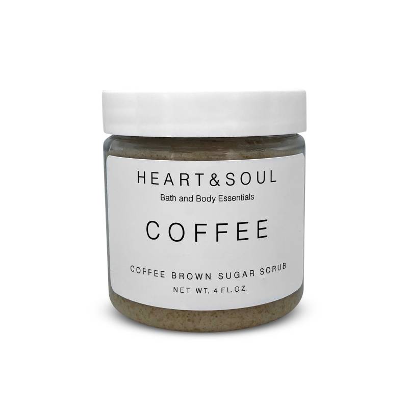 Kaffee Braunzucker Peeling - Natürliches Handgemachtes Veganes Zuckerpeeling | Grausamkeitsfreies Bio-Zuckerpeeling Körperpeeling 120 Ml Glas von Etsy - HeartNSoulbyUS