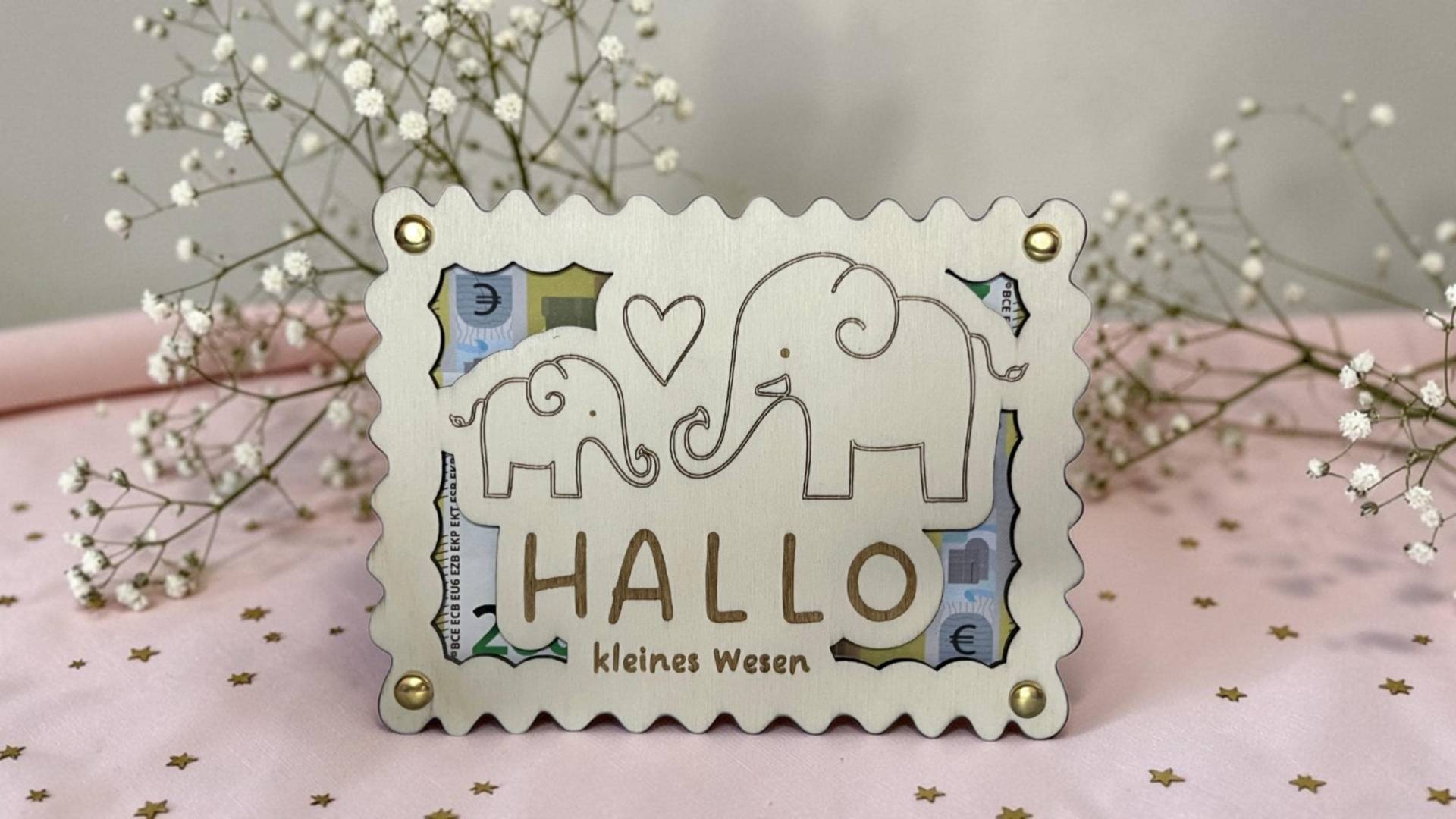 Geldgeschenk Geburt Holz Karte Baby „Hallo Kleines Wesen" - Geschenk Zur Verpackung Babyparty Geldgeschenk Geburt Holz Karte Baby „Hallo Kleines Wesen" - Geschenk Zur Verpackung Babyparty von Etsy - Heimatfilz